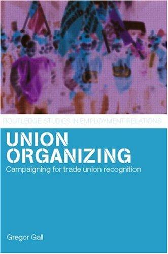 Cover for Union Organizing