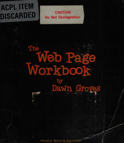 Cover for The Web page workbook