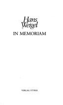 Cover for In memoriam