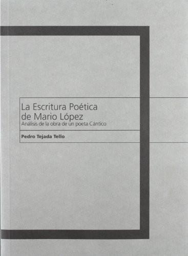 Cover for La escritura poética de Mario López
