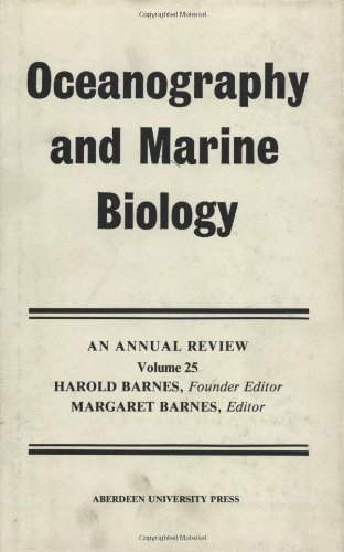 Cover for Oceanography and marine biology