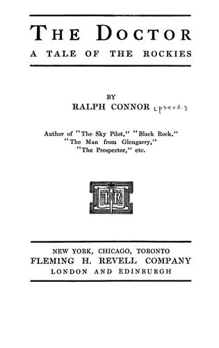 Cover for The doctor