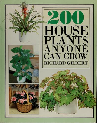 Cover for 200 house plants anyone can grow