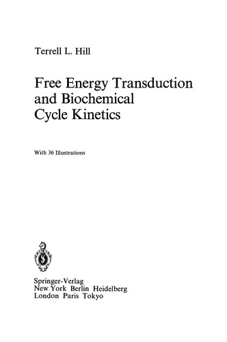 Cover for Free energy transduction and biochemical cycle kinetics