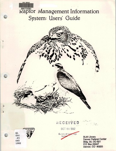 Cover for Raptor management information system
