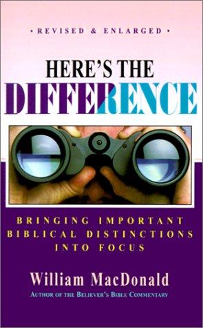 Cover for Here's the Difference