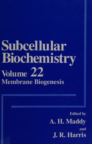 Cover for Membrane Biogenesis (Subcellular Biochemistry)