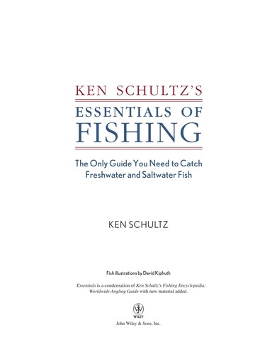 Cover for Ken Schultz's concise fishing encyclopedia