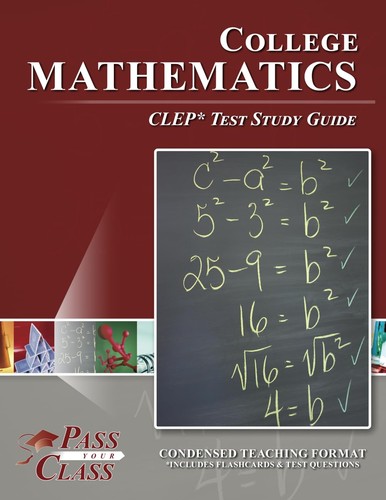 Cover for College Mathematics CLEP Test Study Guide