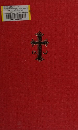 Cover for The festal Menaion