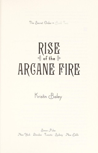 Cover for Rise of the arcane fire