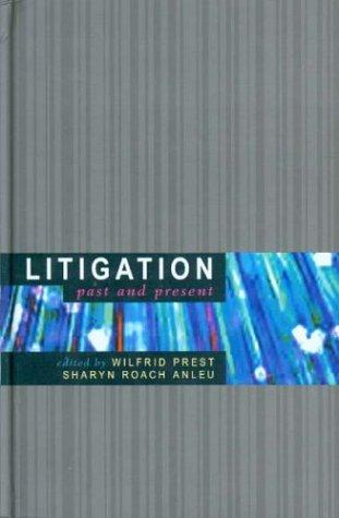Cover for Litigation, Past And Present