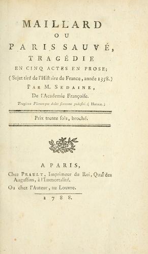 Cover for Maillard