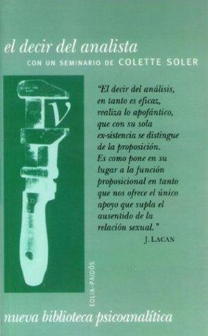 Cover for El Decir del Analista