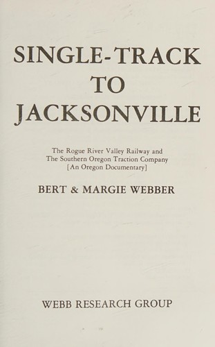 Cover for Single-track to Jacksonville