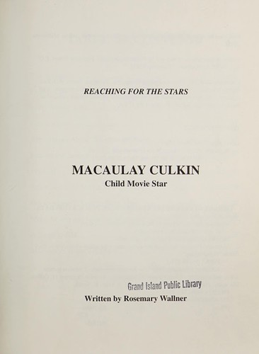 Cover for Macaulay Culkin