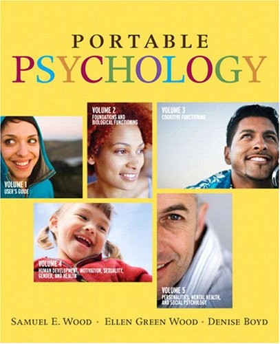 Cover for Portable Psychology (with MyPsychLab with E-Book Student Access Code Card)