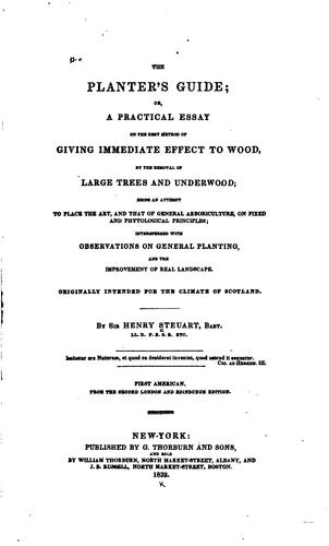 Cover for The planter's guide
