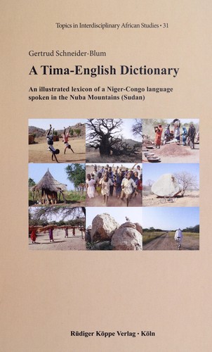 Cover for A Tima-English dictionary