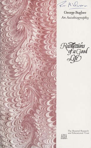 Cover for Recollections of a good life