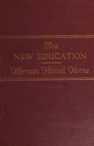 Cover for This New Education