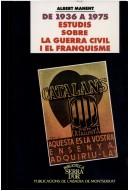 Cover for De 1936 a 1975