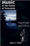 Cover for Music of the Warao of Venezuela