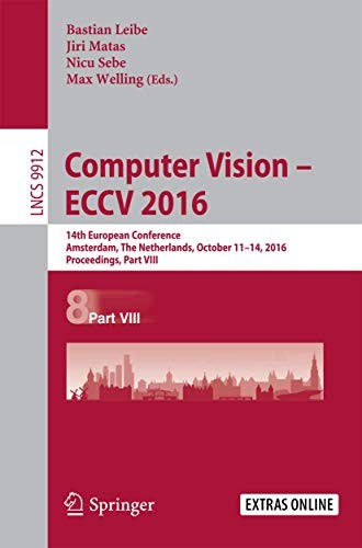 Cover for Computer Vision – ECCV 2016