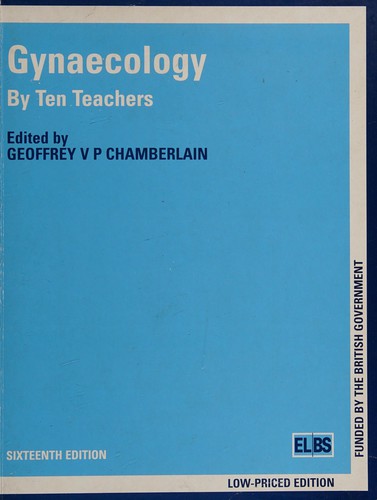 Cover for Gynaecology by ten teachers.