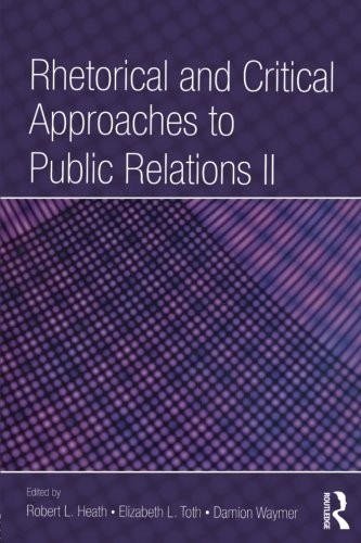 Cover for Rhetorical and critical approaches to public relations
