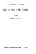 Cover for She would if she could.
