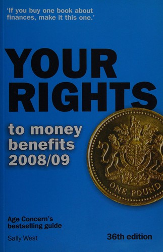 Cover for Your rights to money benefits 2008/09