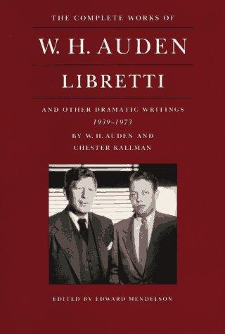 Cover for W.H. Auden and Chester Kallman