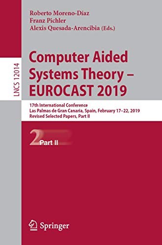 Cover for Computer Aided Systems Theory – EUROCAST 2019