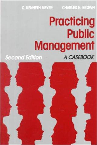 Cover for Practicing public management