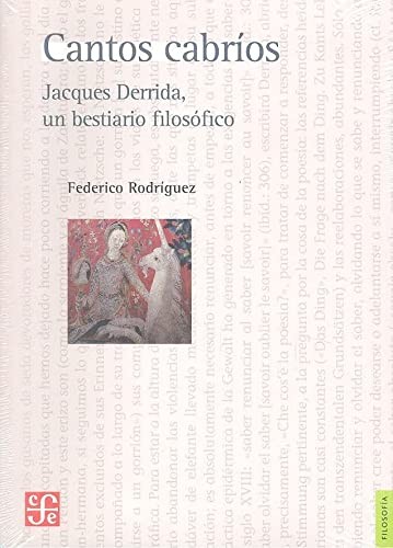 Cover for Cantos cabríos. Jacques Derrida, un bestiadio filosófico