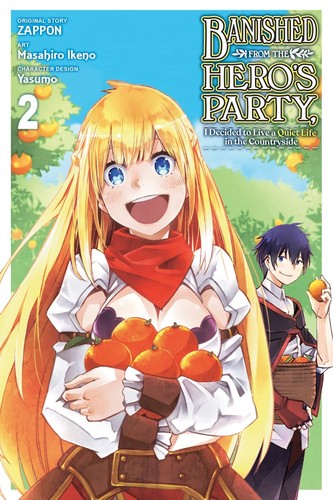 Cover for Banished from the Hero's Party, I Decided to Live a Quiet Life in the Countryside, Vol. 2