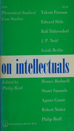 Cover for On Intellectuals Theoretical Studies Case Studies