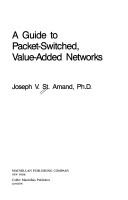 Cover for A guide to packet-switched, value-added networks