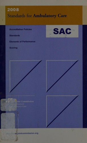 Cover for 2008 Standards for Ambulatory Care