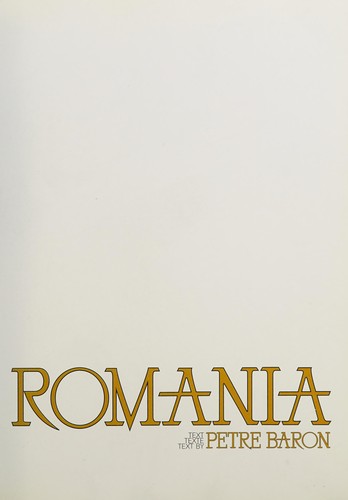 Cover for Romania