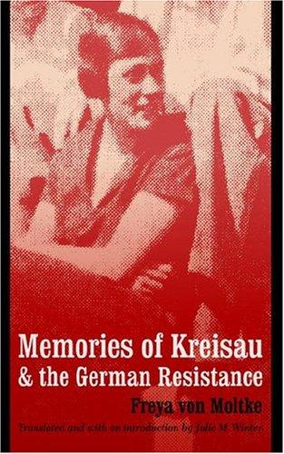 Cover for Memories of Kreisau and the German Resistance