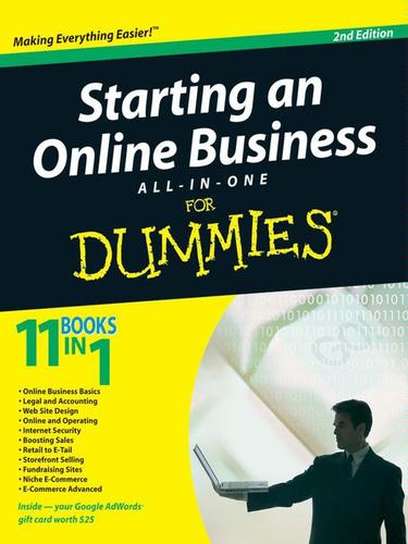 Cover for Starting an Online Business All-in-One Desk Reference For Dummies®