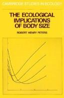 Cover for The ecological implications of body size
