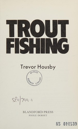 Cover for Trout Fishing