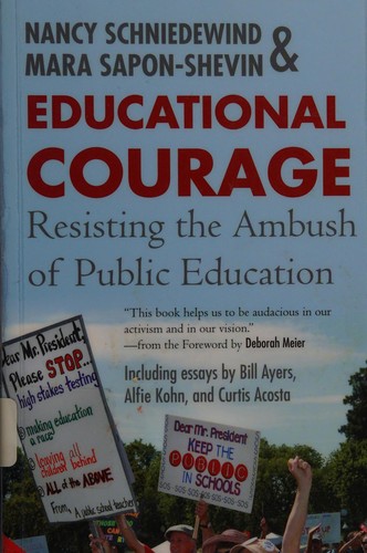 Cover for Educational courage