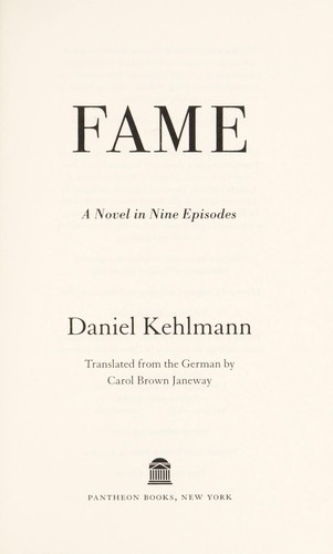 Cover for Fame