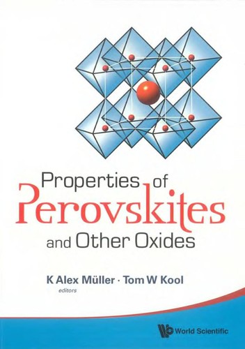 Cover for Properties of perovskites and other oxides