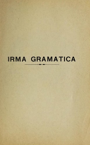 Cover for Irma Gramatica