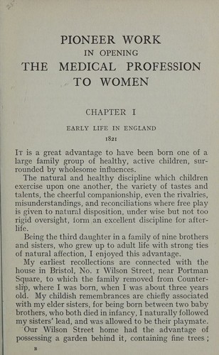 Cover for Pioneer work for women